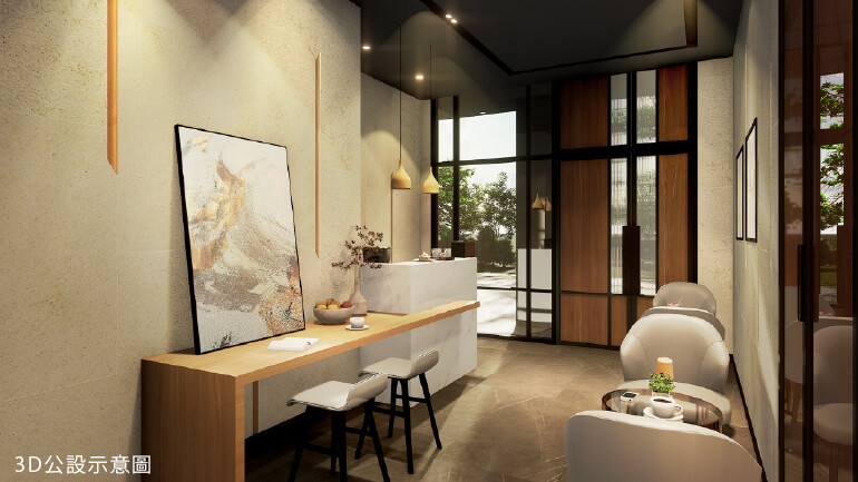 一心居｜3D公設示意圖